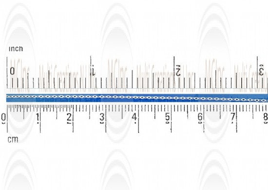 Flat Oval Cable Chain : 2.2x1.7 mm 