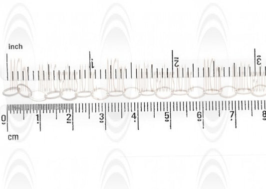 Flat Oval Cable Chain : 8x5.3 mm 