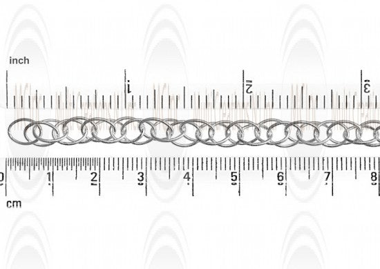 Doubled Oval Cable Chain : 8x6 mm 