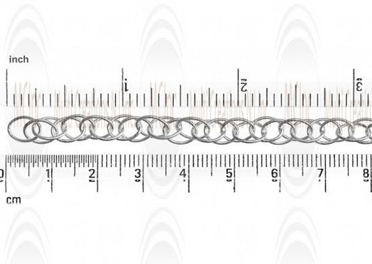 Doubled Oval Cable Chain : 8x6 mm 
