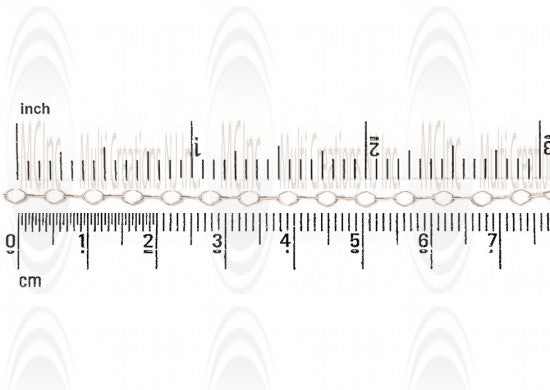 Rectanguler Cable Chain : 3.9x2.7 mm