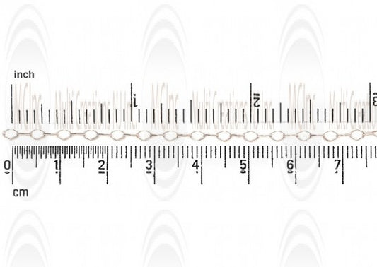 Rectanguler Cable Chain : 3.9x2.7 mm