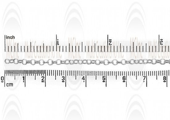 Rolo Chain : 3.4 mm  