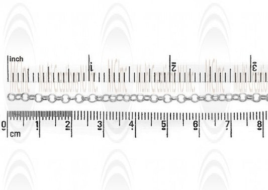 Rolo Chain : 3.4 mm  