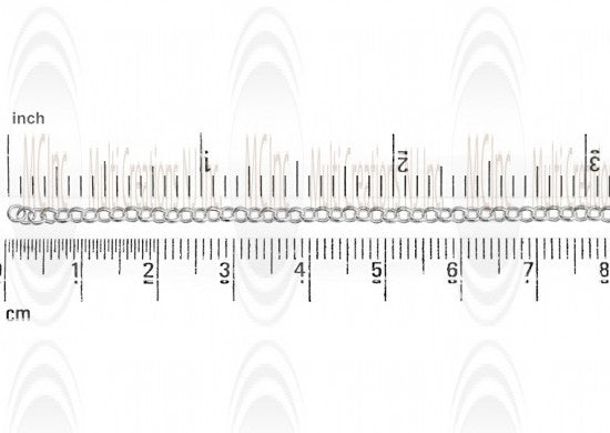 Puffed Rolo Chain : 2.5 mm 