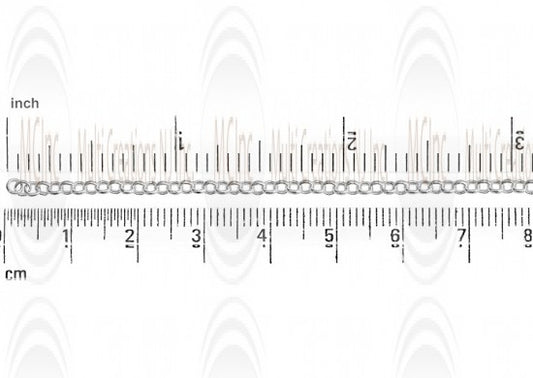 Puffed Rolo Chain : 2.5 mm 