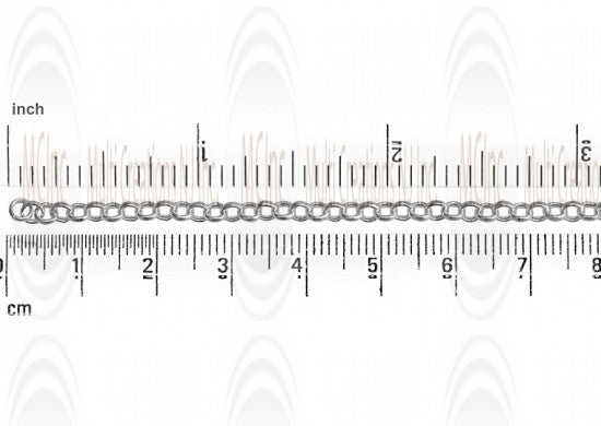 Puffed Rolo Chain : 3.5 mm 