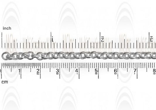 Puffed Rolo Chain : 4.5 mm 