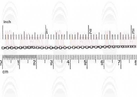 Oxidized Mirror Finished Rolo Chain : 1.7 mm 