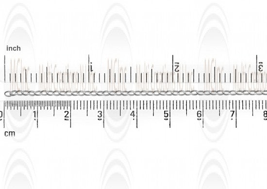 Oval Rolo Chain : 2.6x1.9 mm 