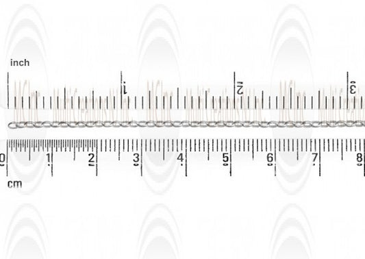 Mirror Finished Oval Rolo Chain : 2.6x1.9 mm 