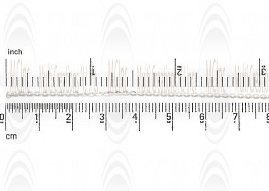 Mirror Finished Rectanguler Rolo Chain : 4.8x1.9 mm