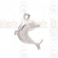 CM105Sterling Silver Dolphin Charm - 15 mm