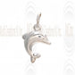 CM106 : Sterling Silver Dolphin Charm - 14 mm