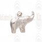 CM143 : Sterling Silver Elephant Charm - 16 mm