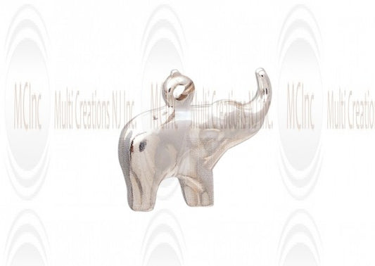 CM143 : Sterling Silver Elephant Charm - 16 mm