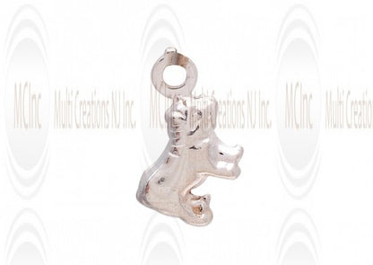 CM161 : Sterling Silver Dog Charm - 8 mm