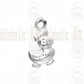 CM181 : Sterling Silver Bird Charm - 6 mm