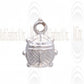 CM191 : Sterling Silver Bug Charm - 7 mm