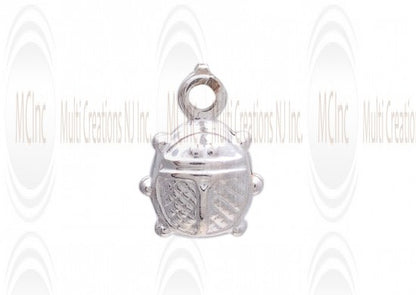 CM191 : Sterling Silver Bug Charm - 7 mm