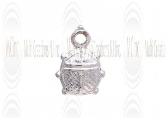 CM191 : Sterling Silver Bug Charm - 7 mm