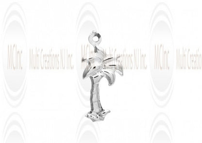 Sterling Silver Tree Charm - 17 mm