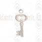 CM271 : Sterling Silver Key Charm - 19 mm