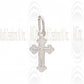 CM281 : Sterling Silver Cross Charm - 15x10 mm