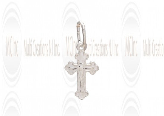 CM281 : Sterling Silver Cross Charm - 15x10 mm