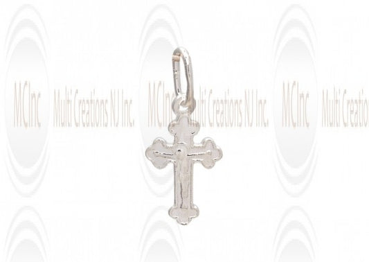 CM281 : Sterling Silver Cross Charm - 15x10 mm