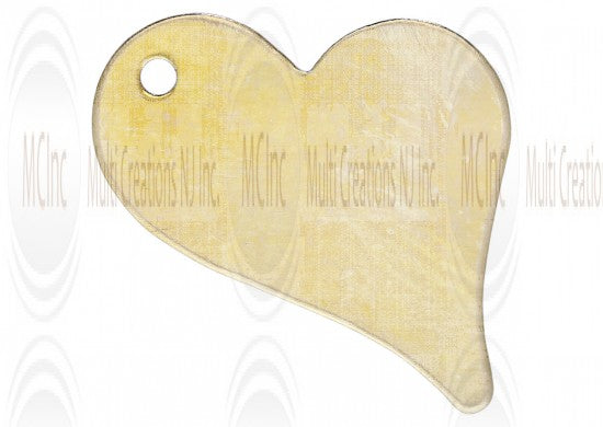 Gold Filled Heart Charm 11x17mm