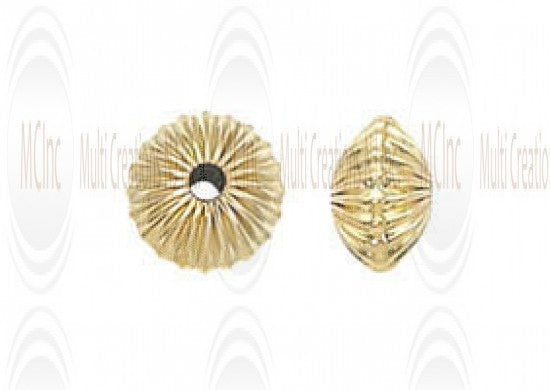 Gold Filled Corrugated Saucers (Available in 3 Sizes)