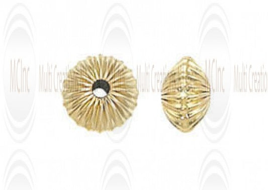Gold Filled Corrugated Saucers (Available in 3 Sizes)