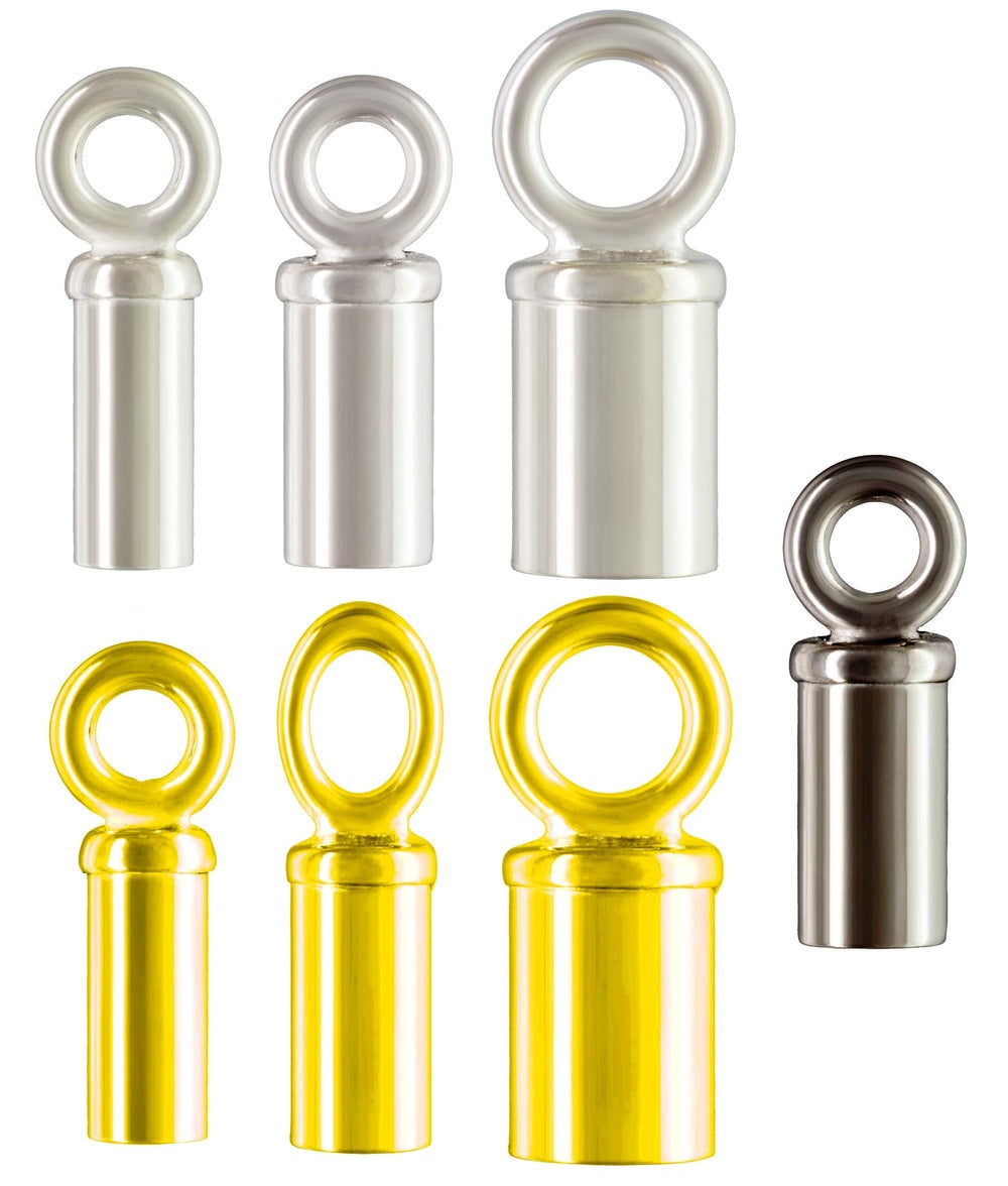 ECP: Sterling Silver End Caps - Plain
