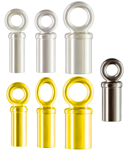 ECP: Sterling Silver End Caps - Plain