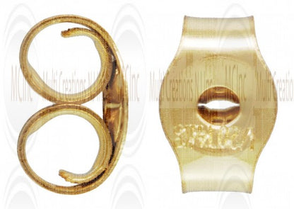 Gold Filled Push Back Ear Nuts
