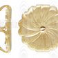 ENFF : Gold Filled Push Back Flower Ear Nuts