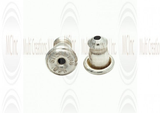 ENS1 : Push Back Ear Nuts with Silicon