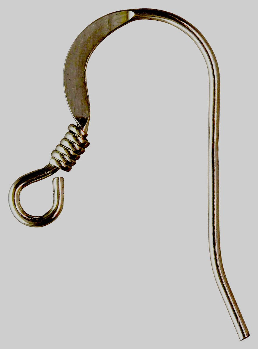 Sterling Silver Ear Wires with Coil