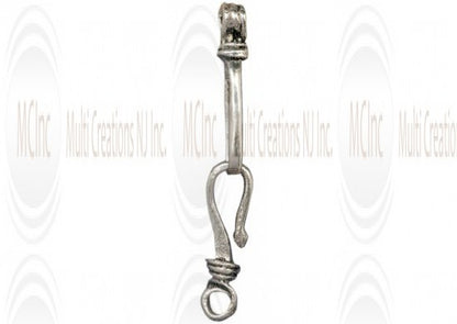 HE110 : Bali Silver Hook & Eye : 30+30 mm