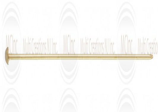 HPKF : Gold Filled  Flat Head Pins : 24 Gauge