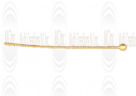 HPRF : Gold Filled  Ball Head Pins : 24 Gauge