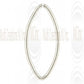 JEO : Eye Shape Jump Rings : Open