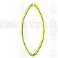 JEO : Eye Shape Jump Rings : Open