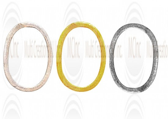 JOCB : Brushed Links : Oval
