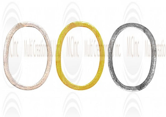 JOCB : Brushed Links : Oval