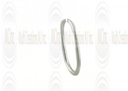 13x7mm sterling silver oval jump ring, open