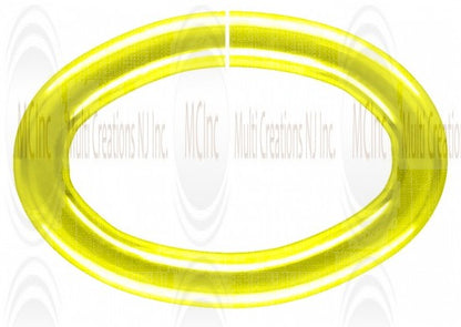 7x5mm gold plated sterling silver oval jump ring, open