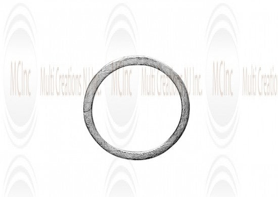 JRCB : Sterling Silver Brushed Links : Round