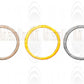 JRCB : Sterling Silver Brushed Links : Round